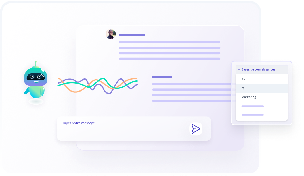 Chatbot et bases de connaissances