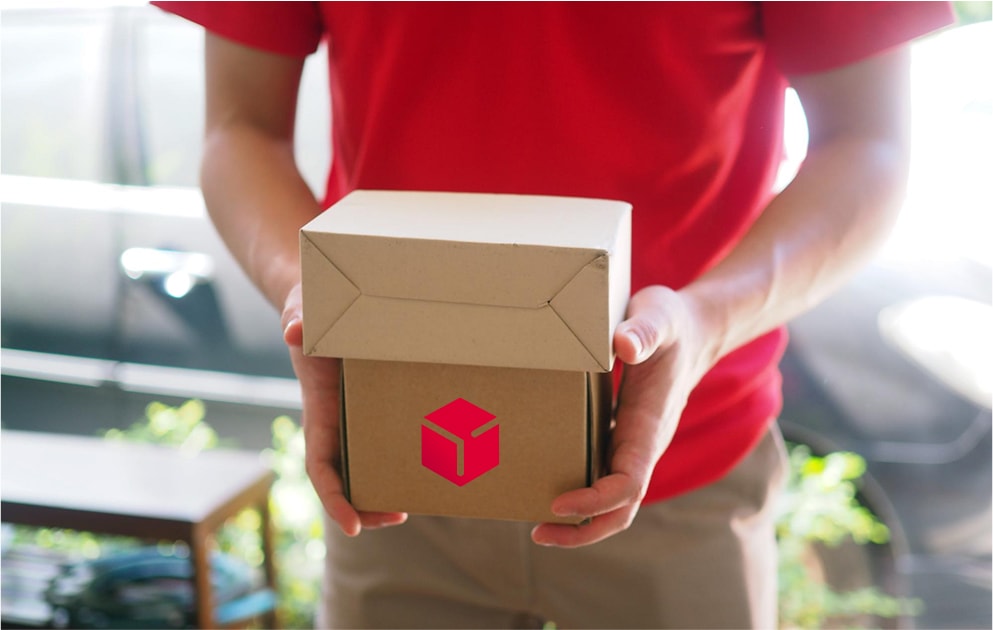 Colis avec la marque DPD